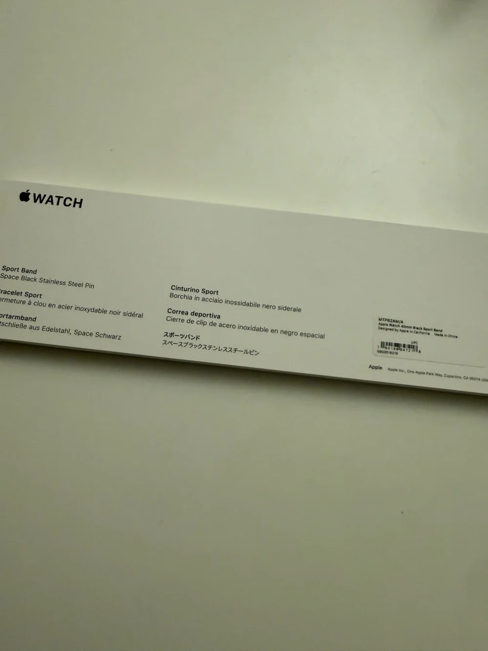 Apple sport band